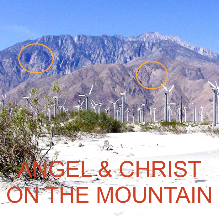 ANGEL AND CHRIST ON THE MOUNTAIN